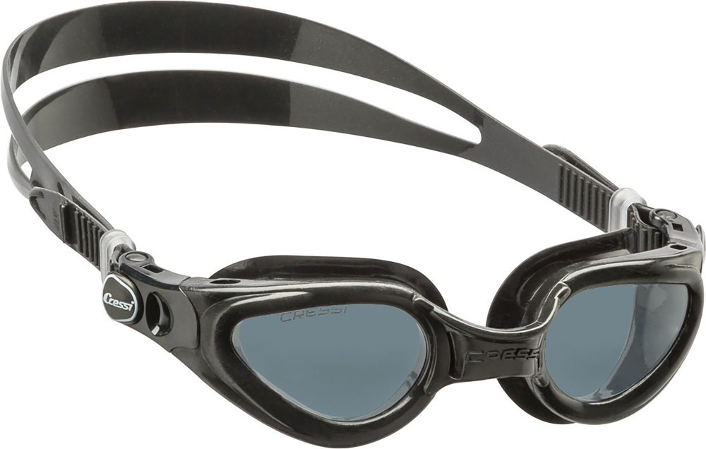 Right Goggles - Smoked Lens - Black - Click Image to Close