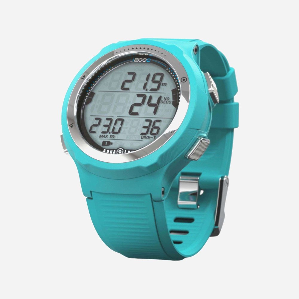 i200c WRIST COMPUTER TURQUOISE V2 - Click Image to Close