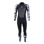 SUIT HYDROFLEX 3MM CAMO BLK/WHT MEN SML