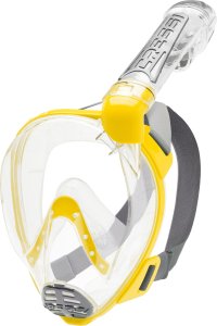 Duke Dry Full Face Mask - M/L - Clear/Yellow