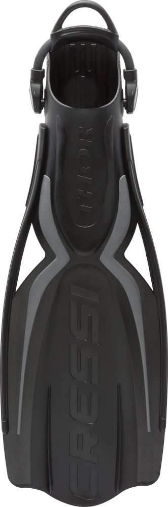 Thor EBS Fins - XS/S - Black/Grey - Click Image to Close