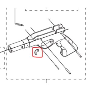 Speargun Parts - Line Keep Assembly