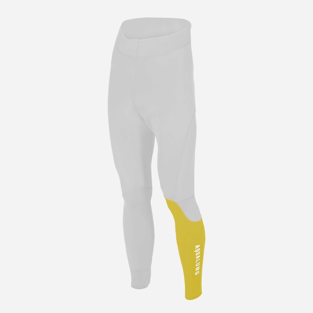 PANT FREEFLEX PRO 3MM MEN GREY YELLOW - Click Image to Close