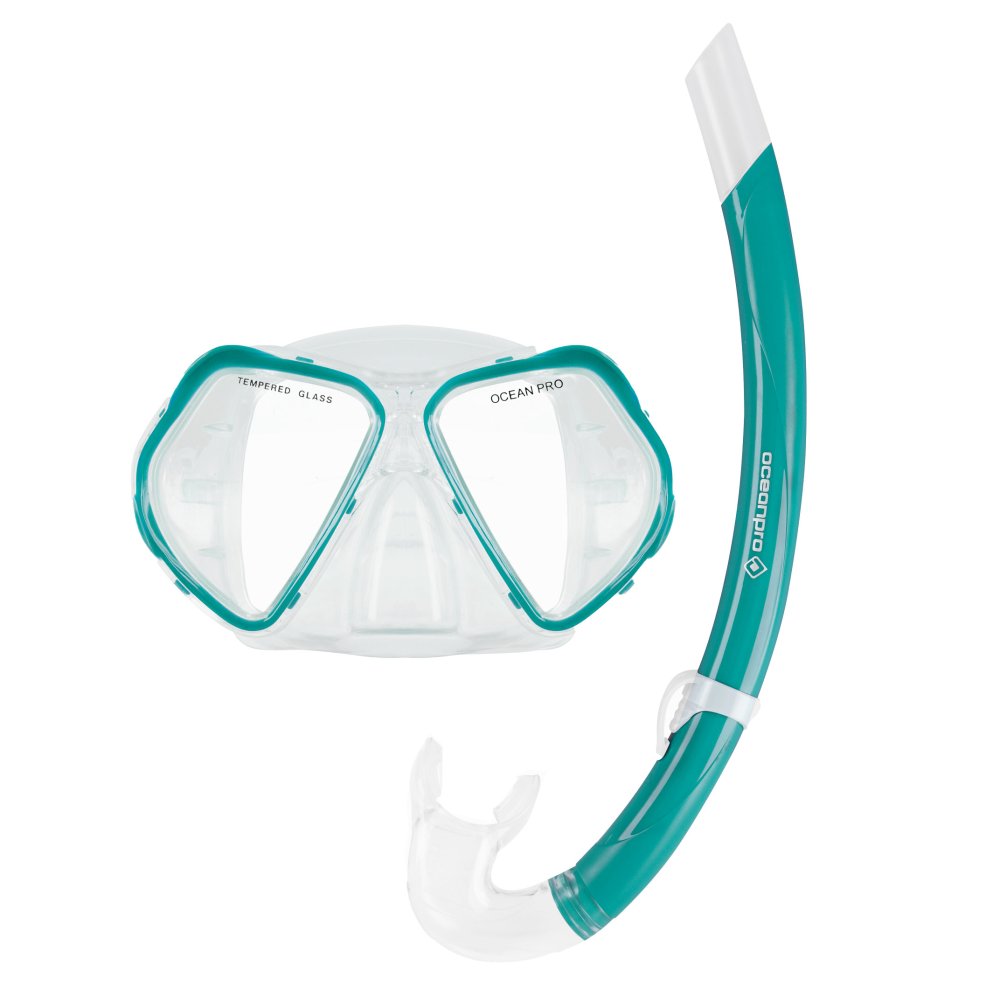 CRUZ AD MASK / SNORKEL mesh bag TEAL - Click Image to Close