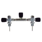 San-o-Sub Dual Outlet Isolation Manifold (300 Bar) - 192 mm (7.6