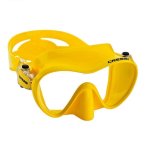 Cressi F1 Mini Sml Frameless Mask (Petite) | Yellow
