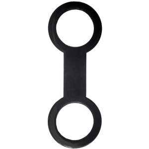 SILICONE HD SNORKEL KEEPER BLACK