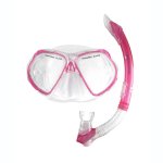 SEAHORSE JR MASK / SNORKEL carry bag T/PINK