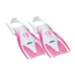 Tusa Sport Reef Tourer Snorkel Fins - Open Heel Barefoot-Pink| S