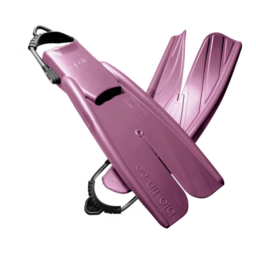 Apollo Bio-Fin Pro Fins with Spring Straps (Pink) Free Offer