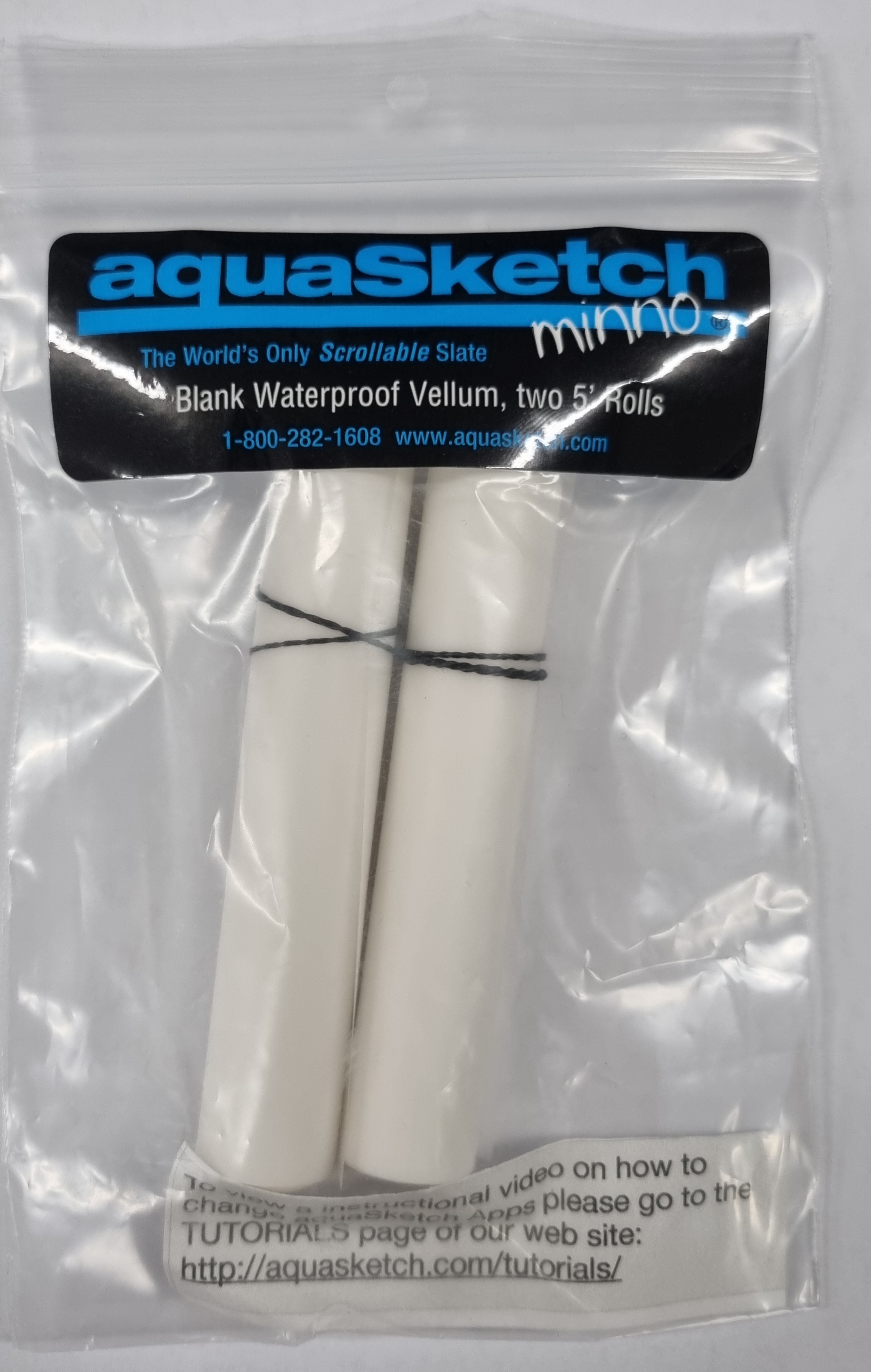 AquaSketch Vellum Rolls - 1.5m 5ft (2 Pack) - Click Image to Close