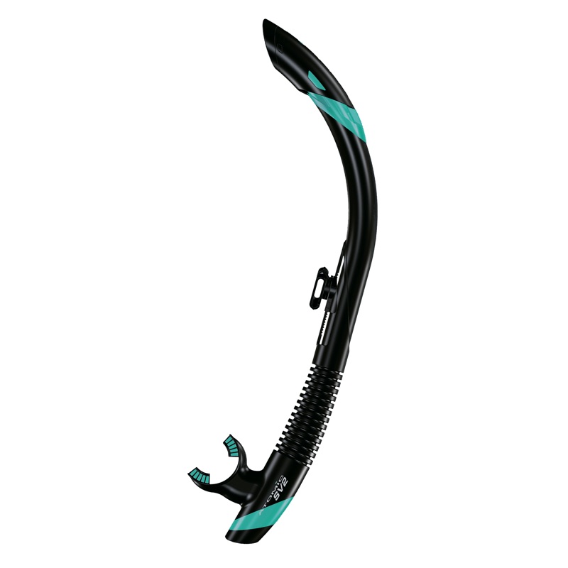 SNORKEL SV2 BLACK/AQUA - Click Image to Close