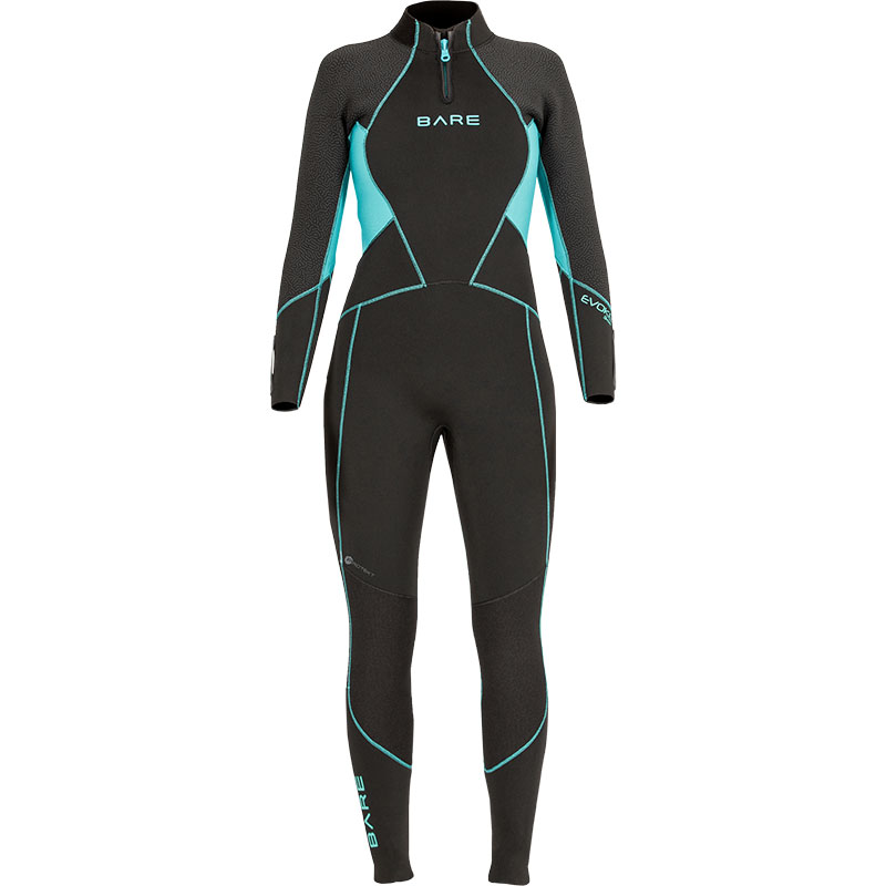 EVOKE 7mm FULL SUIT WOMENS AQUA SIZE 06 NEW - Click Image to Close