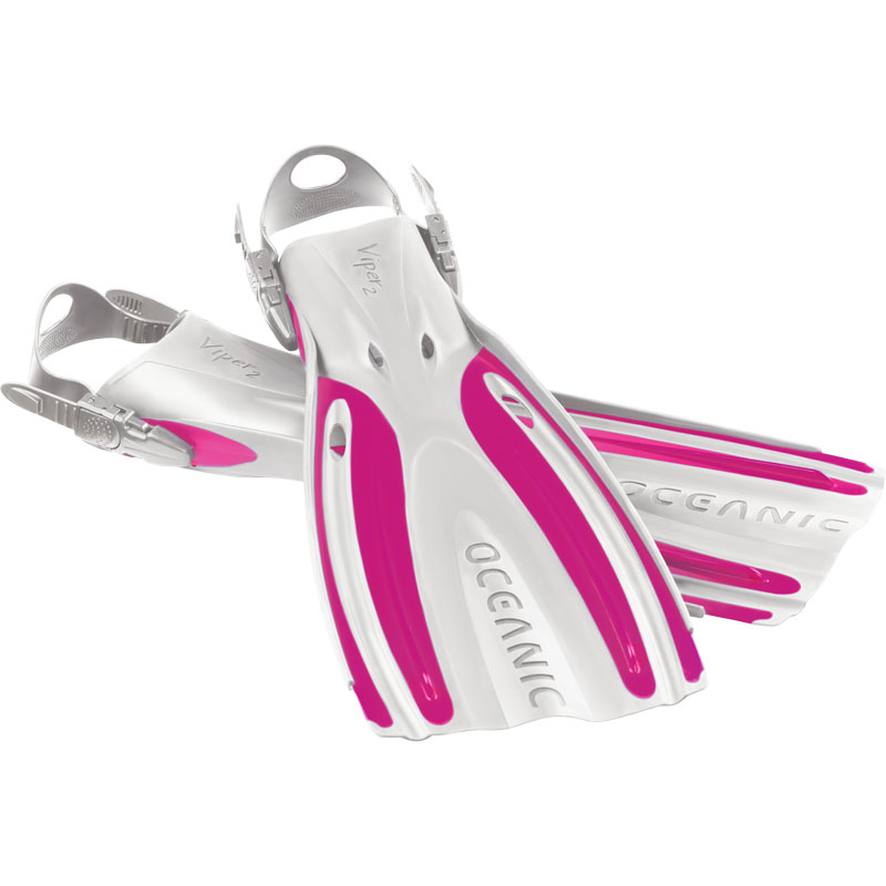 VIPER 2 FIN OH S WH/PK - Click Image to Close