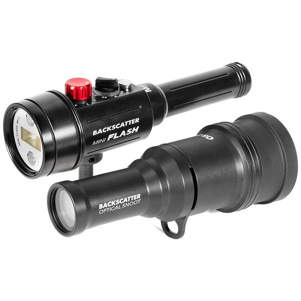 Backscatter Mini Flash 2 and Optical Snoot Combo Package - Click Image to Close