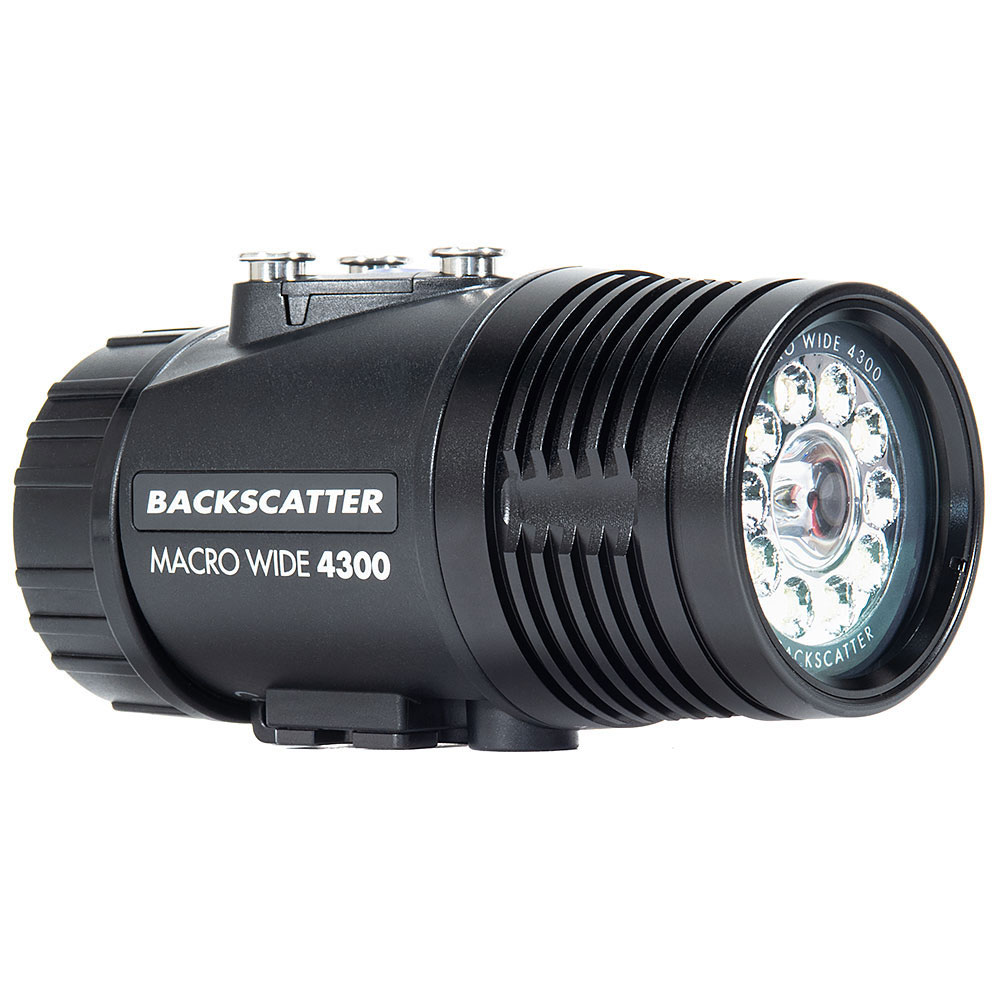 Backscatter Macro Wide 4300 Underwater Video Light Torch 4300LM - Click Image to Close