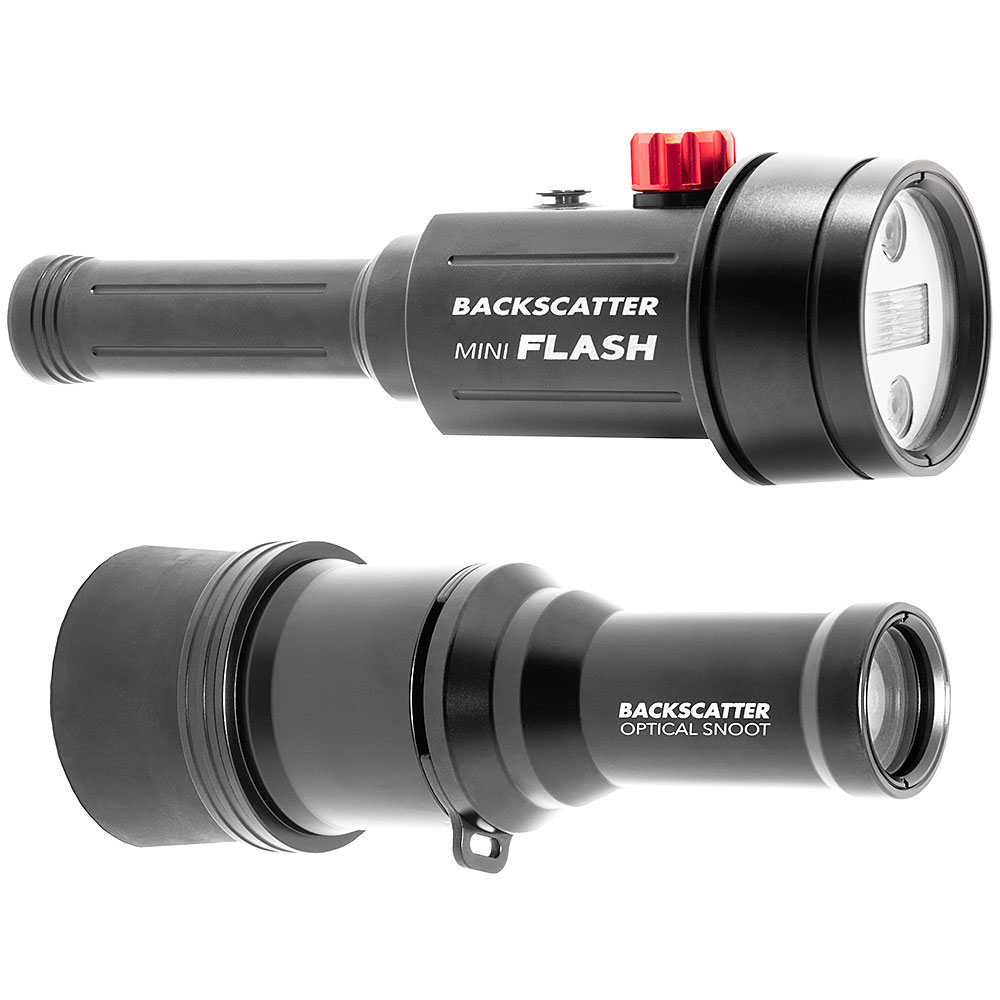 Backscatter Mini Flash 1 and Optical Snoot Combo Package