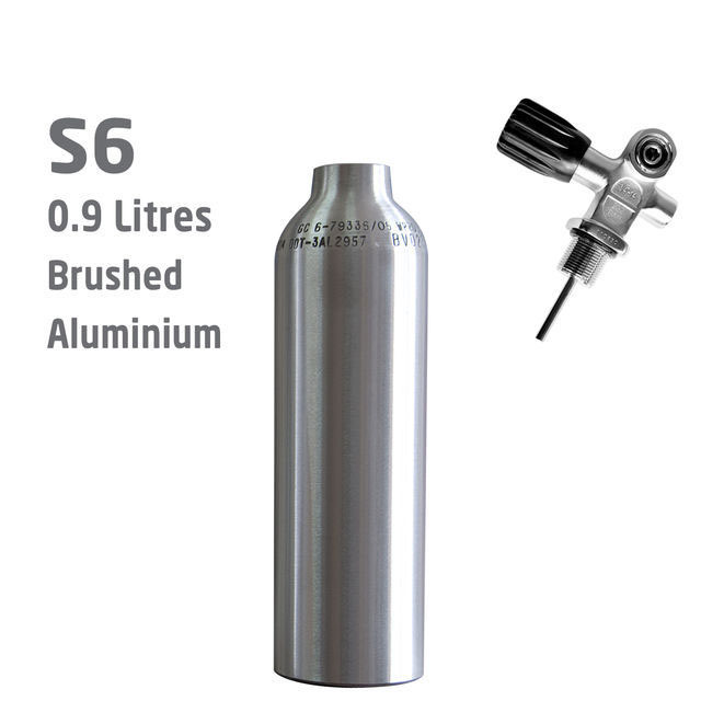 Catalina S6 Aluminium Cylinder - 0.9 litre (6 cu ft) - 207 bar