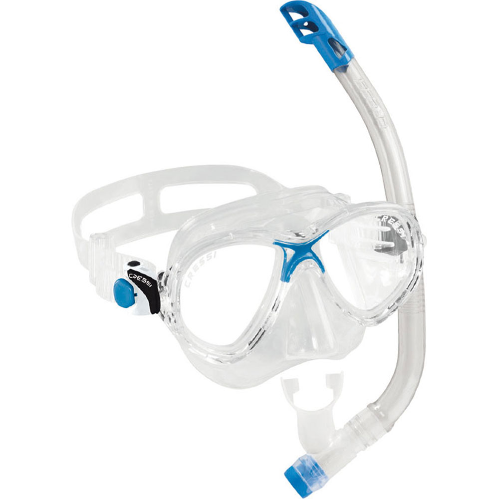 Cressi Marea VIP Junior Mask and Snorkel Set - blue - Click Image to Close