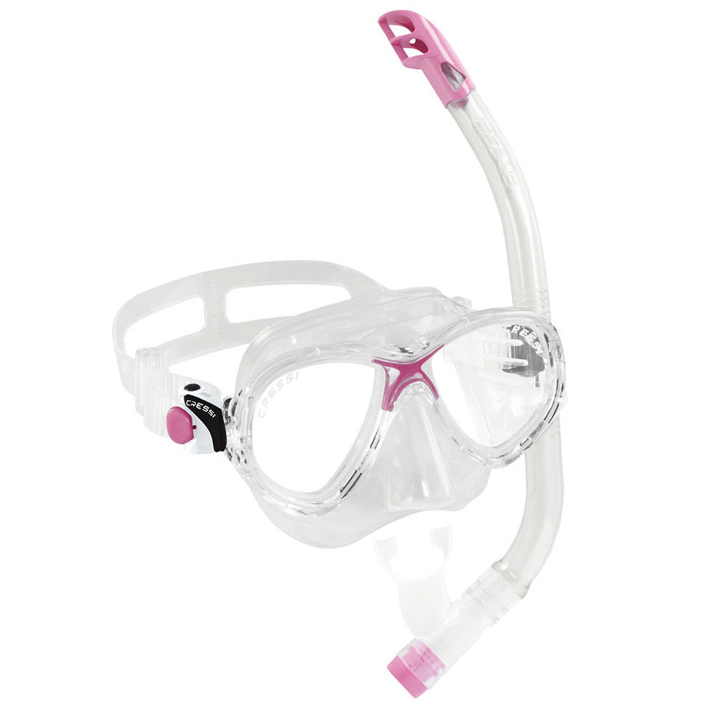 Cressi Marea VIP Junior Mask and Snorkel Set - pink - Click Image to Close