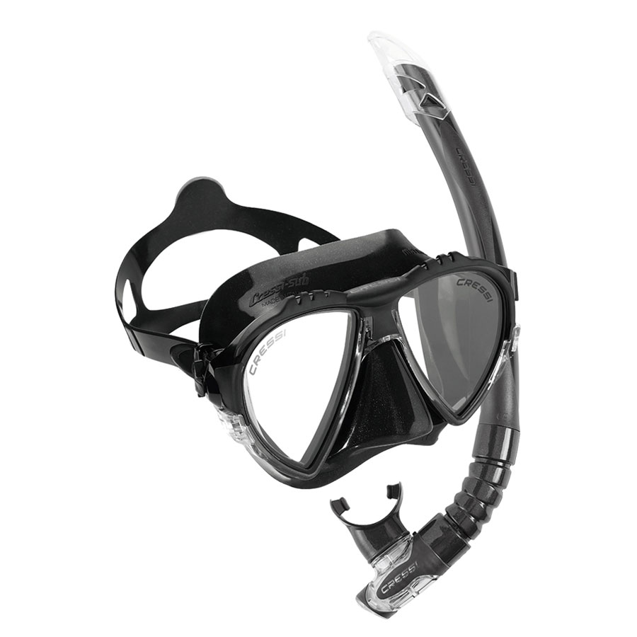 Cressi Matrix Mask and Gamma Snorkel Combo Set