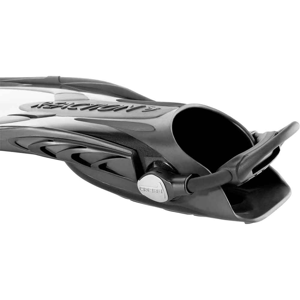 Cressi Reaction EBS Fins - Open Heel with Bungee Straps
