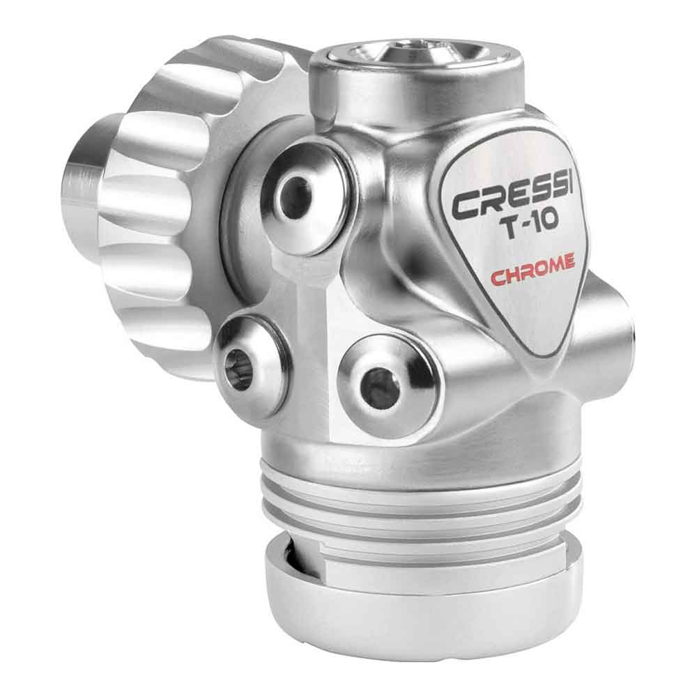 Cressi T10-SC Cromo Master Regulator Set - DIN or Yoke - Click Image to Close