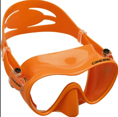 Cressi F1 Frameless Mask | Orange - Click Image to Close