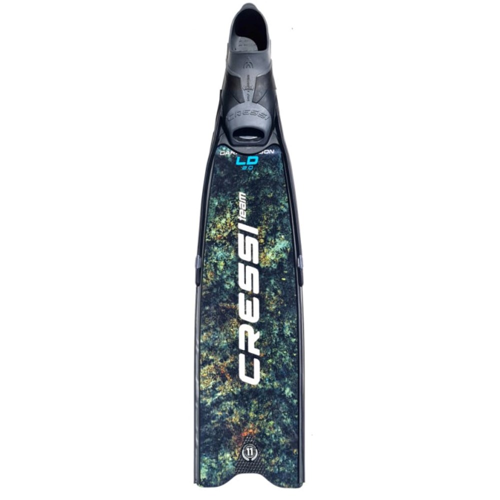 Gara Modular Team Carbon Fins - 36/37 (3/4) - LD - Green Camo - Click Image to Close