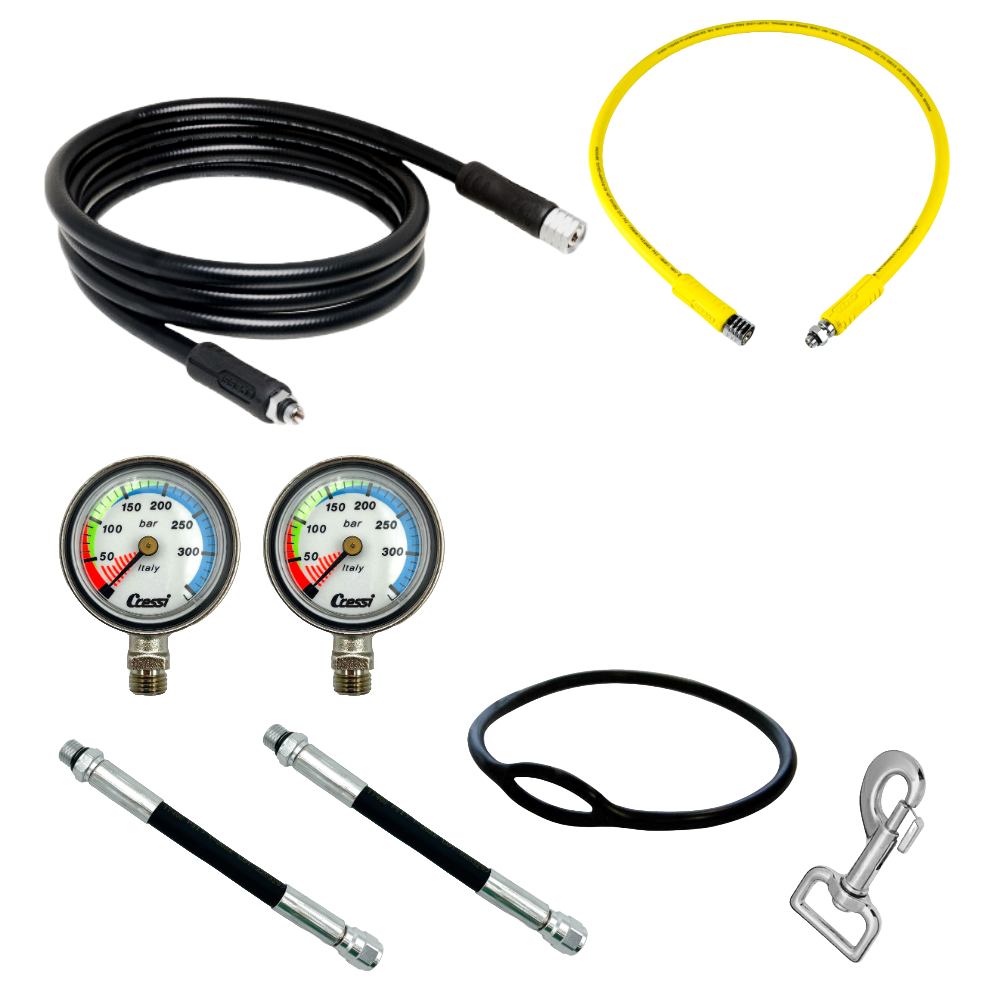 Sidemount Conversion Kit for Regulator - Kit - without LPI Hoses - Click Image to Close