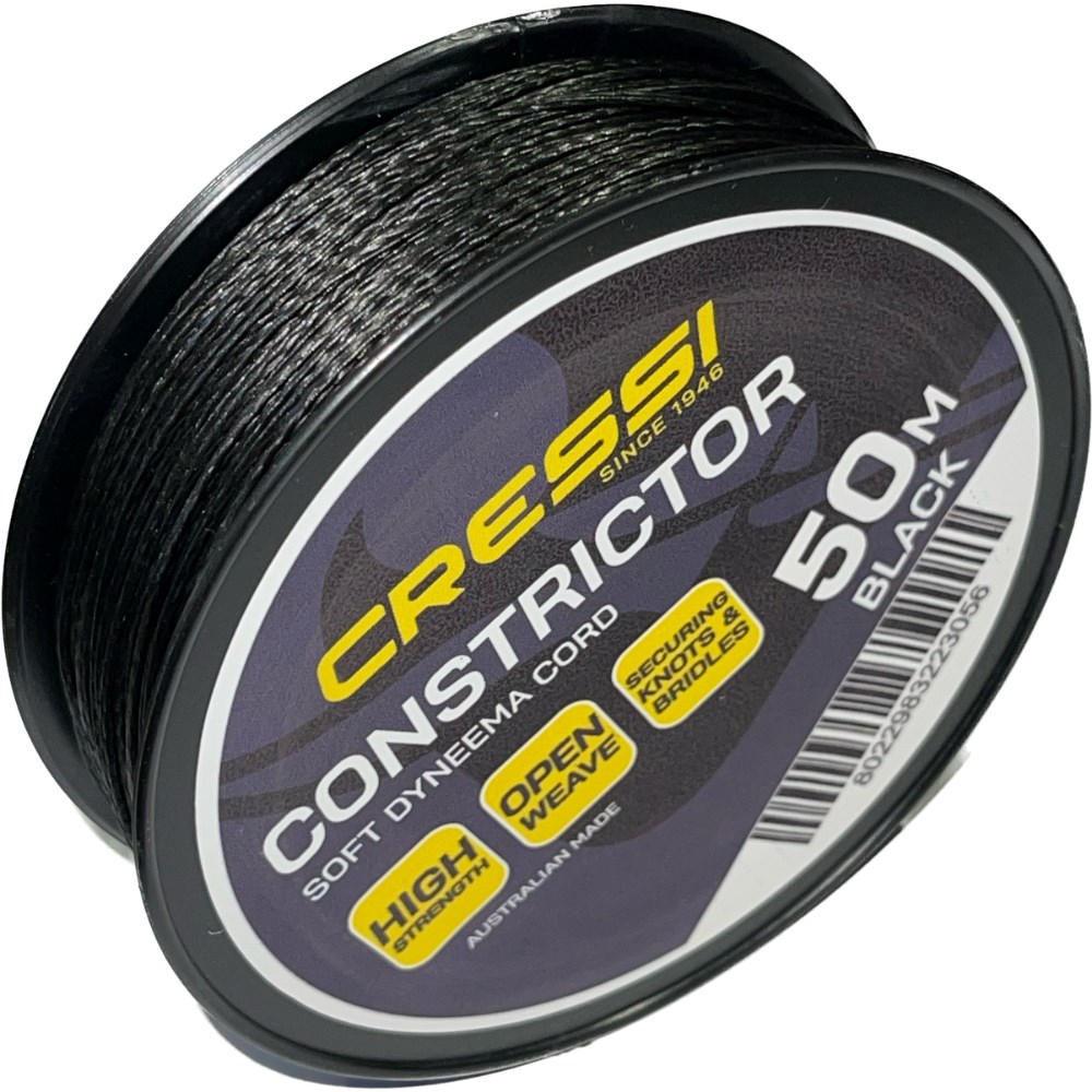 Constrictor Cord - 50m - Black - Click Image to Close