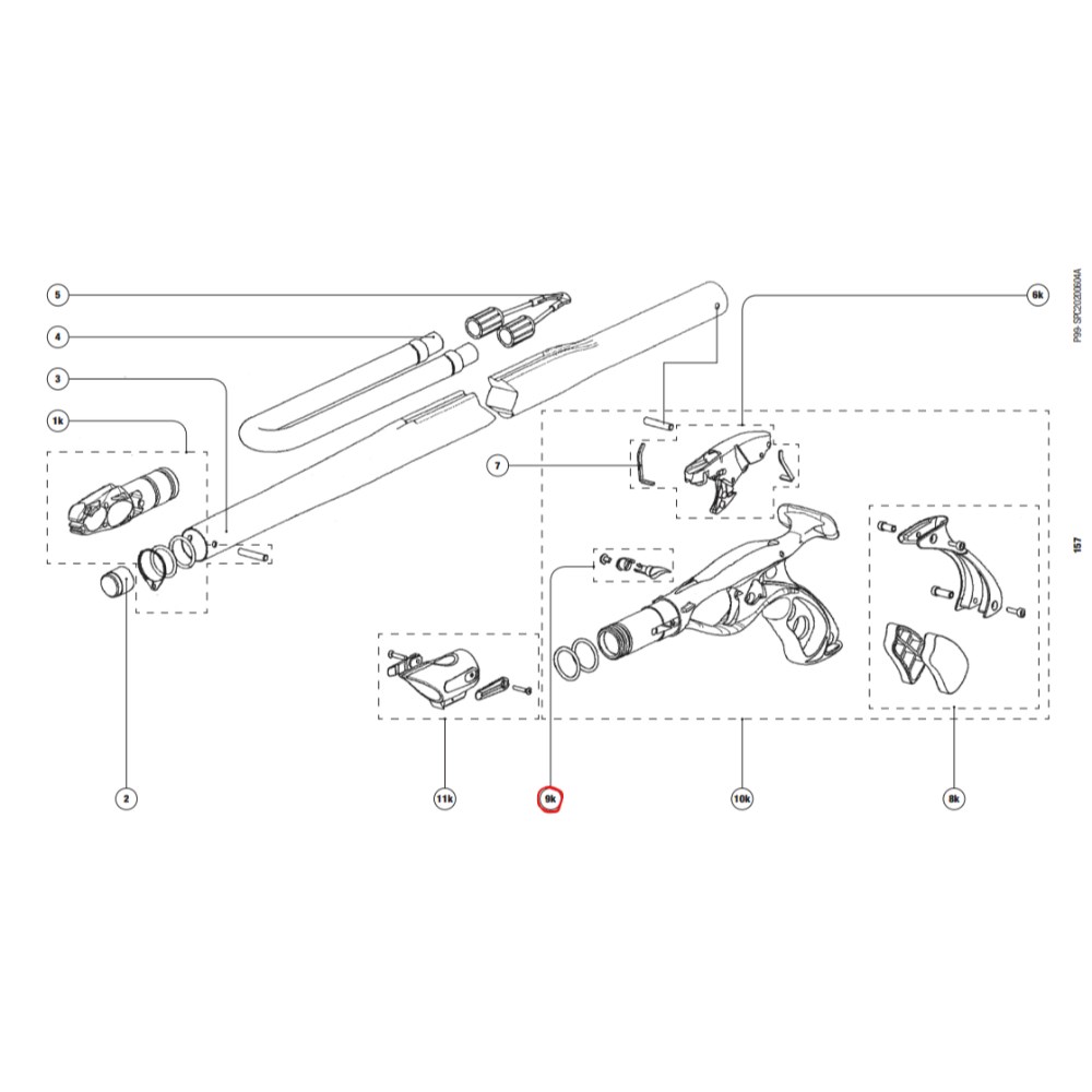 Speargun Parts - Safe Lock - Geronimo/Elite/Mimetic - Click Image to Close