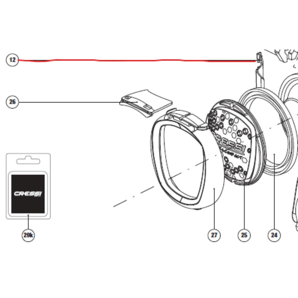 Octopus 2nd Stage Parts - Lever - COMPACT/COMPACT PRO - Click Image to Close