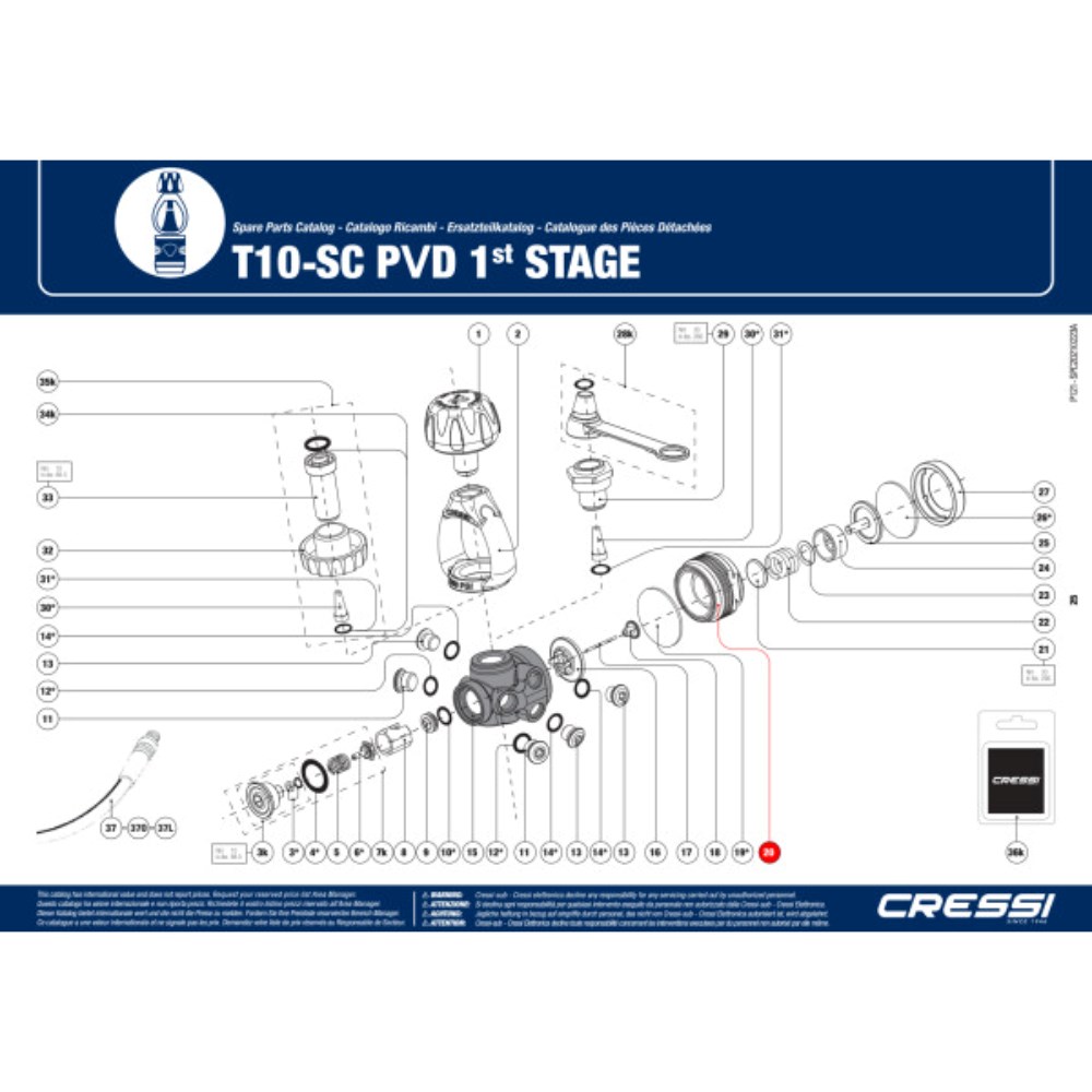 T10 Parts - Seal Closing Disk Sc - Click Image to Close