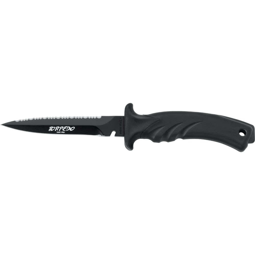 Torpedo 11 BE Knife - Black Grip - Click Image to Close