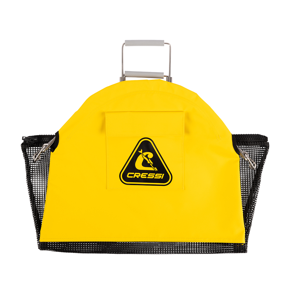 Spring Load Catch Bag - Large - Yellow - Click Image to Close