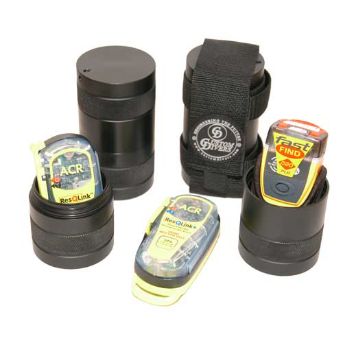 Custom Divers PLB Dive Canister with Belt Mount - 180m