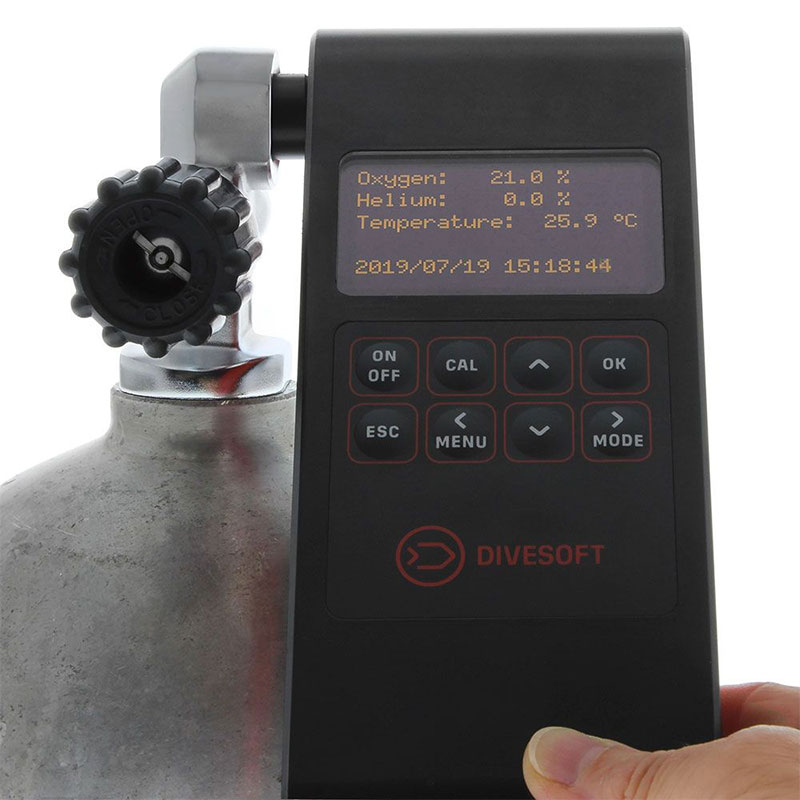 Divesoft Analyser SOLO (He/O2)