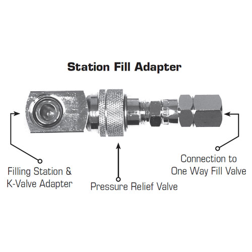 H2Odyssey Extra Air Source FA-2 Station Filler Adaptor