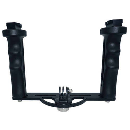 Hyperion Dual Handle Camera Tray with GoPro Mount - T-Mounts