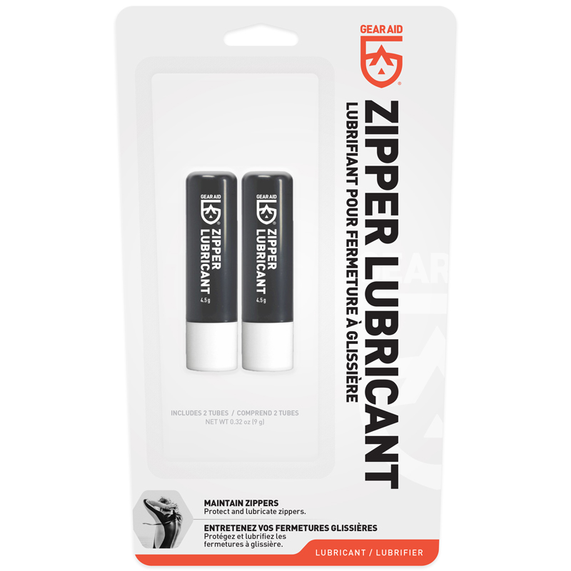 Gear Aid Zipper Lubricant Stick - Two Pack 9g - Click Image to Close