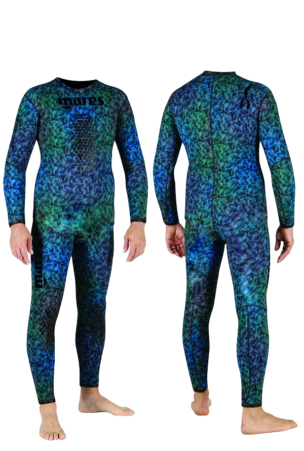 Mares Polygon Steamer Polygon-Camo Spearfishing Wetsuit - 3mm