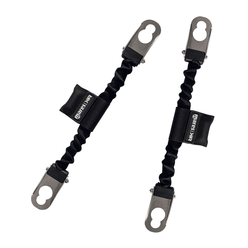 Mares XR Stainless Steel Spring Tek Fin Straps (Pair) - Click Image to Close