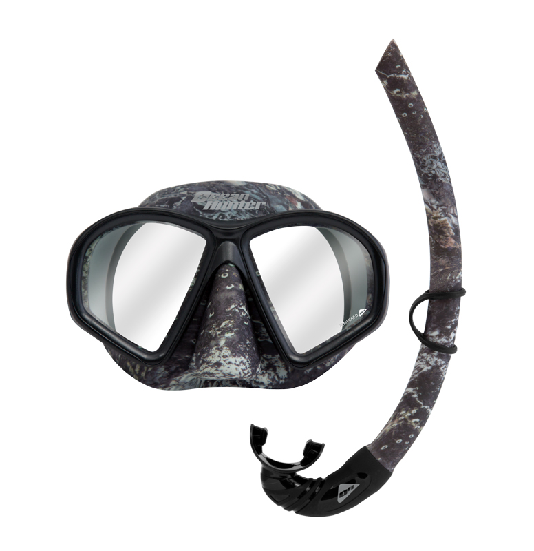 Ocean Hunter Phantom CAMO Mask and Snorkel Set