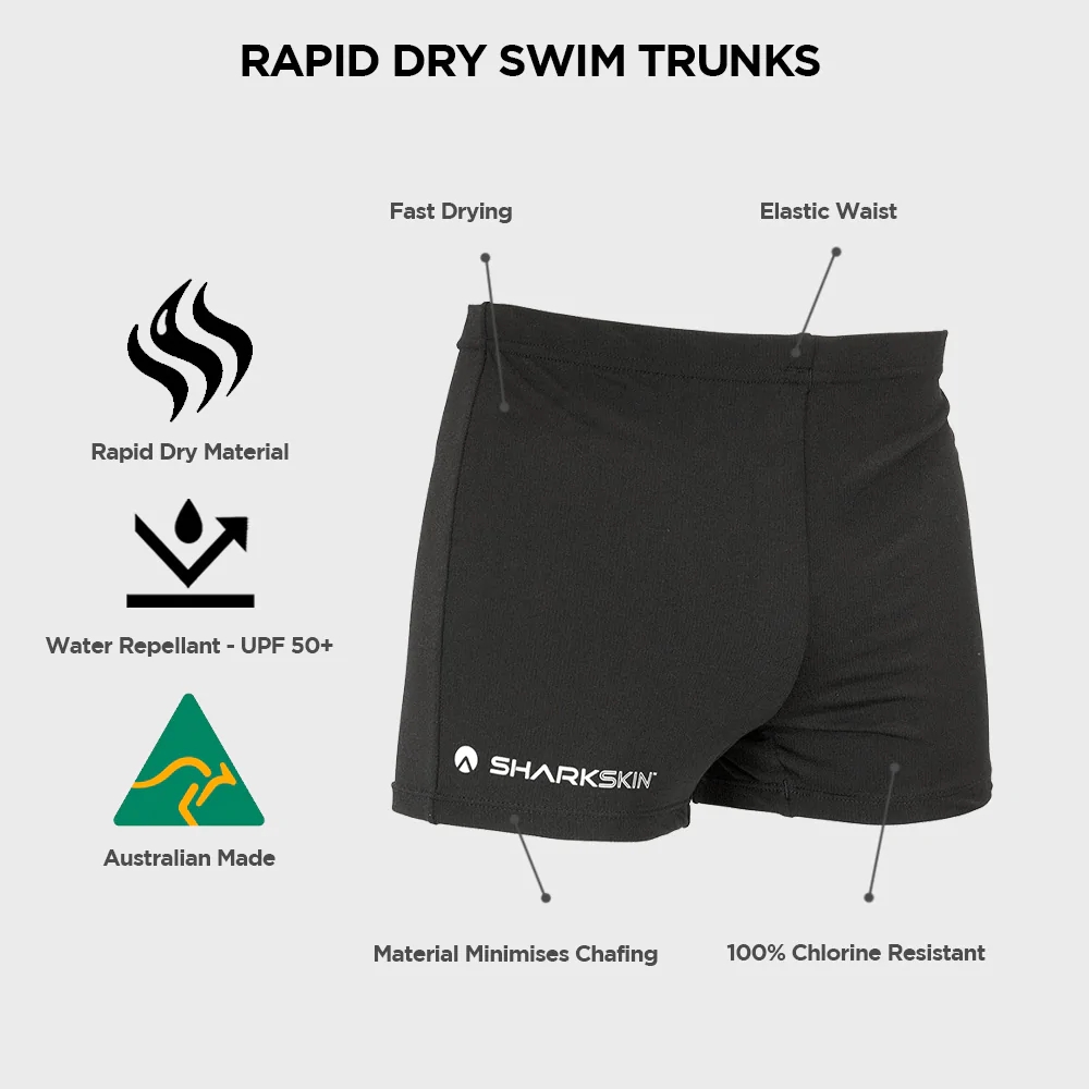 Sharkskin Rapid Dry Swim Trunks - Unisex - Click Image to Close