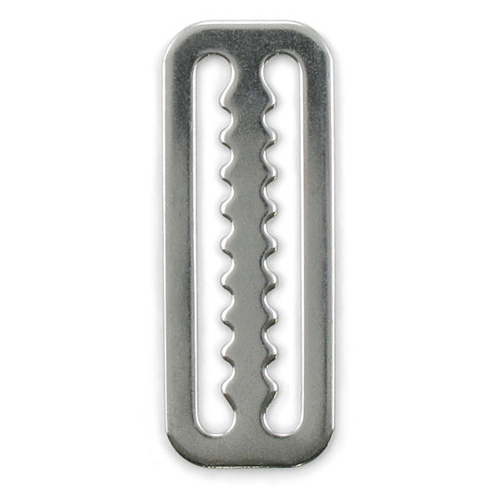 3-Bar Belt Slide 50 mm (2 inch) Serrated - Stainless Steel