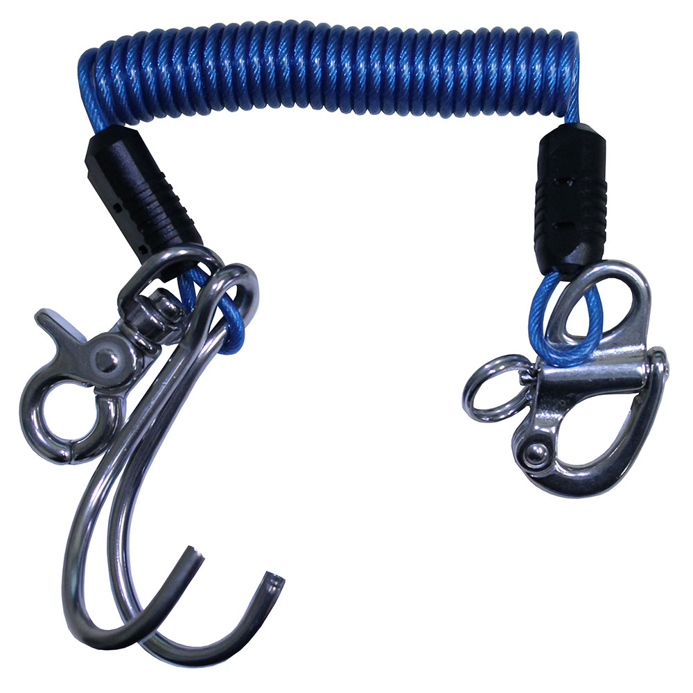 Sterling Leisure Stainless Steel Reef Hook and Camera Lanyard - Click Image to Close