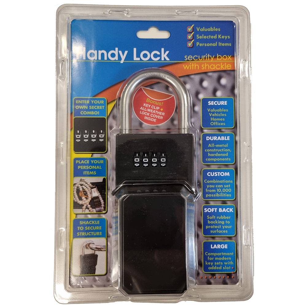 Handy Lock Key Security Box with Shackle