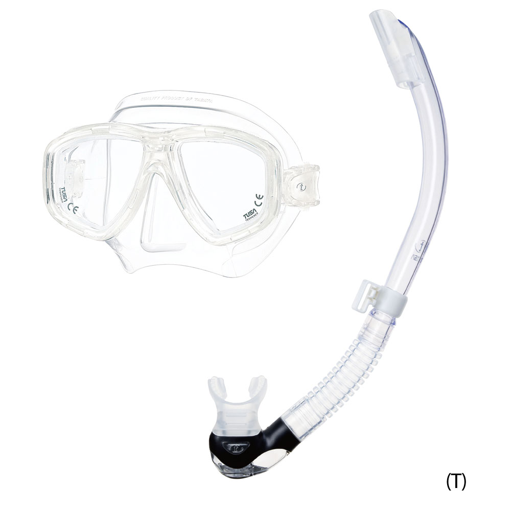 Tusa Freedom Ceos Mask and Platina II Hyperdry Snorkel Set