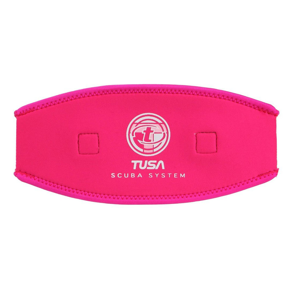 Tusa Neoprene Mask Strap Cover/Tamer | Pink - Click Image to Close